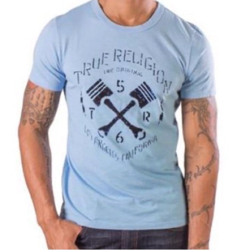True Religion Blue The Original Graphic Tee